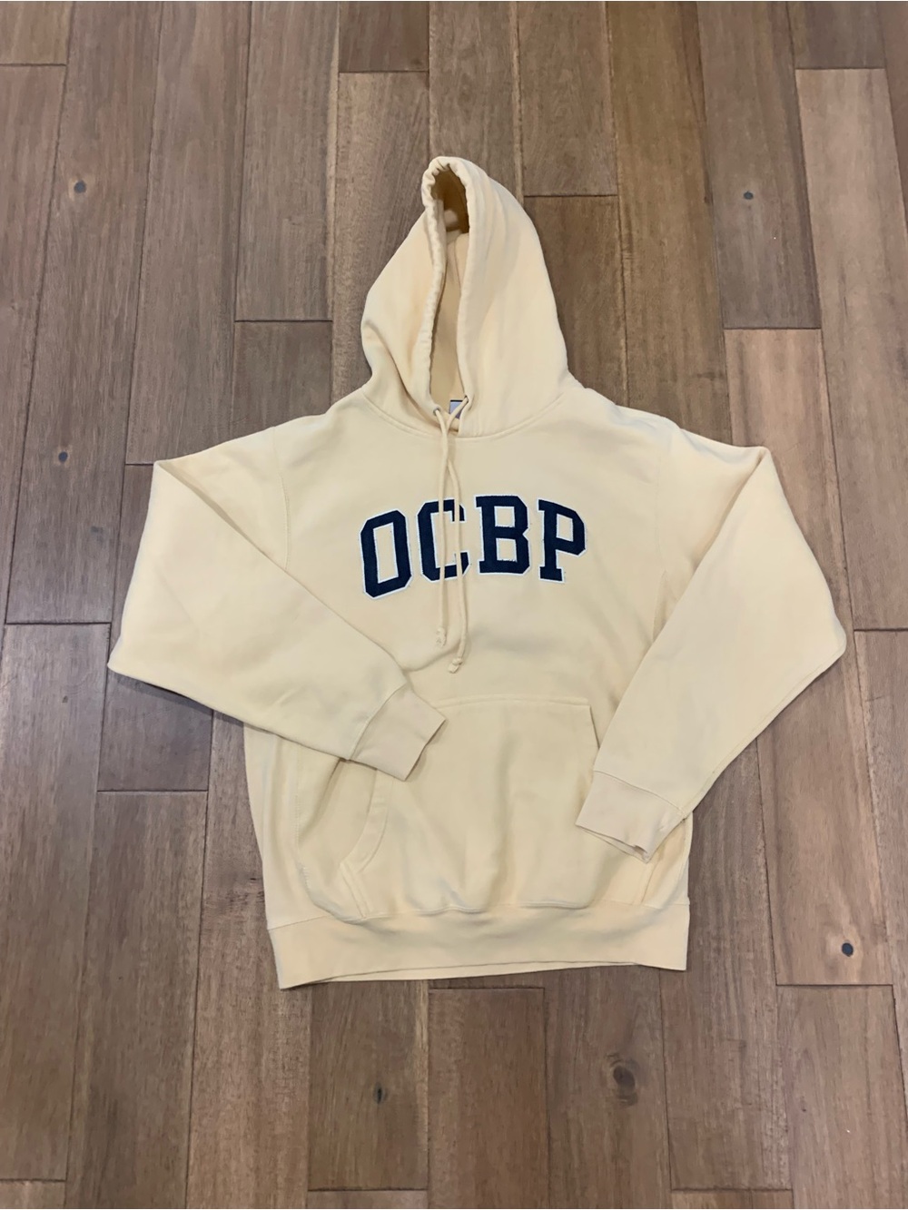 OCBP Cream Hooded Sweatshirt - Classic Pullover Hoodie